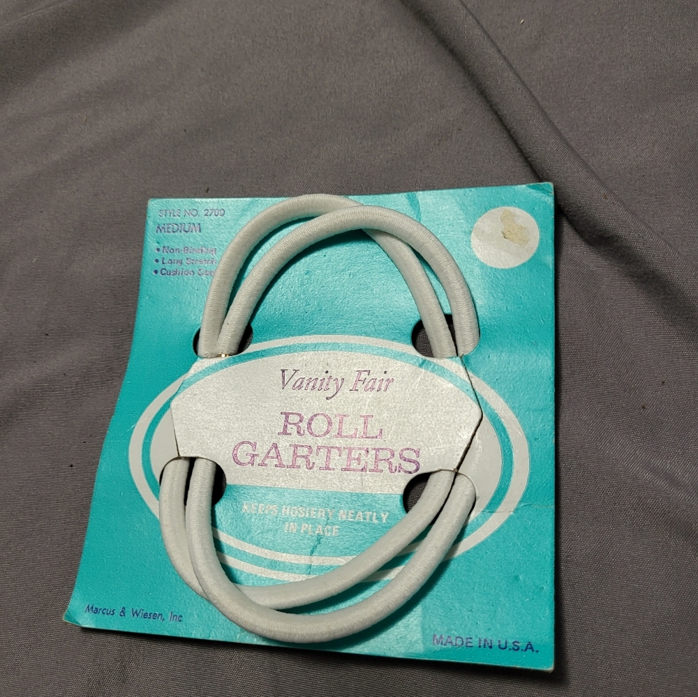 Vanity fair roll garters